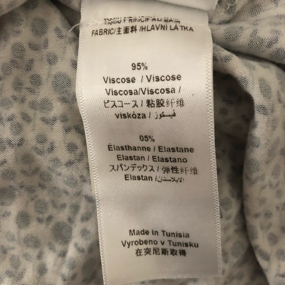 White and Blue Floral Sinéquanone Dress - Picture 5 of 5